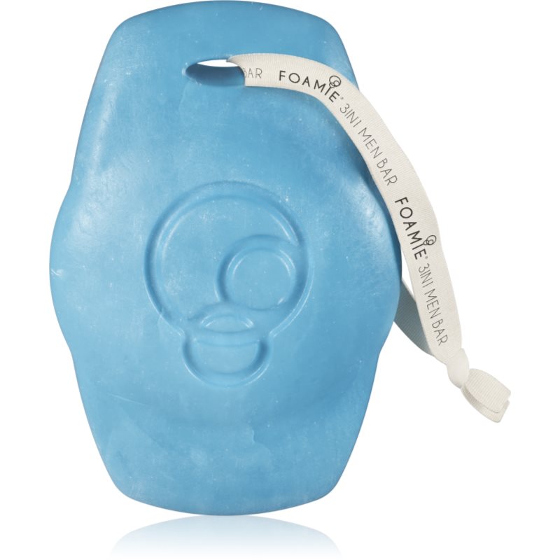 Foamie Seas The Day 3in1 Shower Body Bar For Men syndet bar for men 90 g
