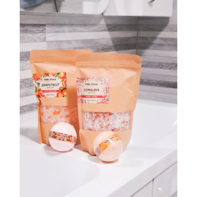 Folk & Flora Himalaya Entspannendes Badesalz 500 g (Bild 8)