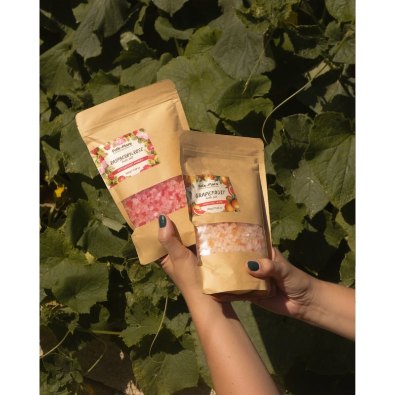 Folk & Flora Grapefruit koupelová sůl se zklidňujícím účinkem 500 g (obrázek 11)