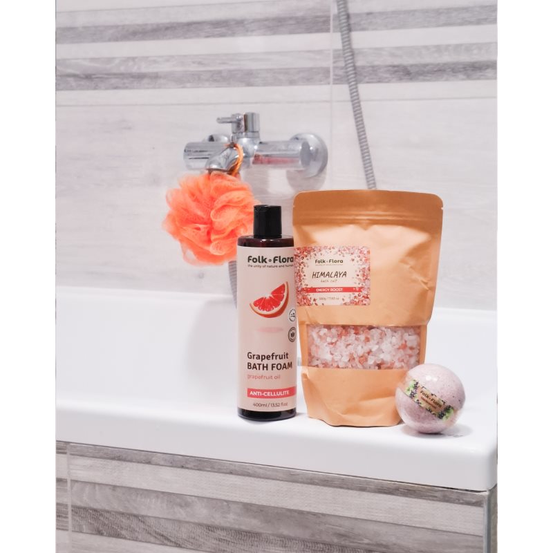 Folk & Flora Grapefruit Badschaum 400 ml (Bild 7)