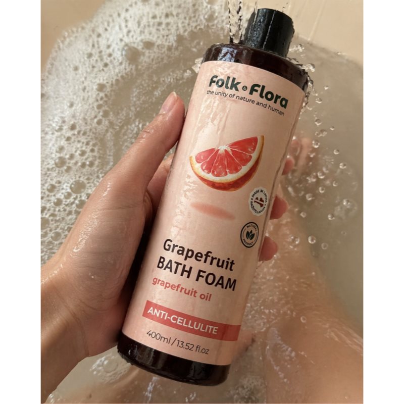 Folk & Flora Grapefruit Badschaum 400 ml (Bild 8)