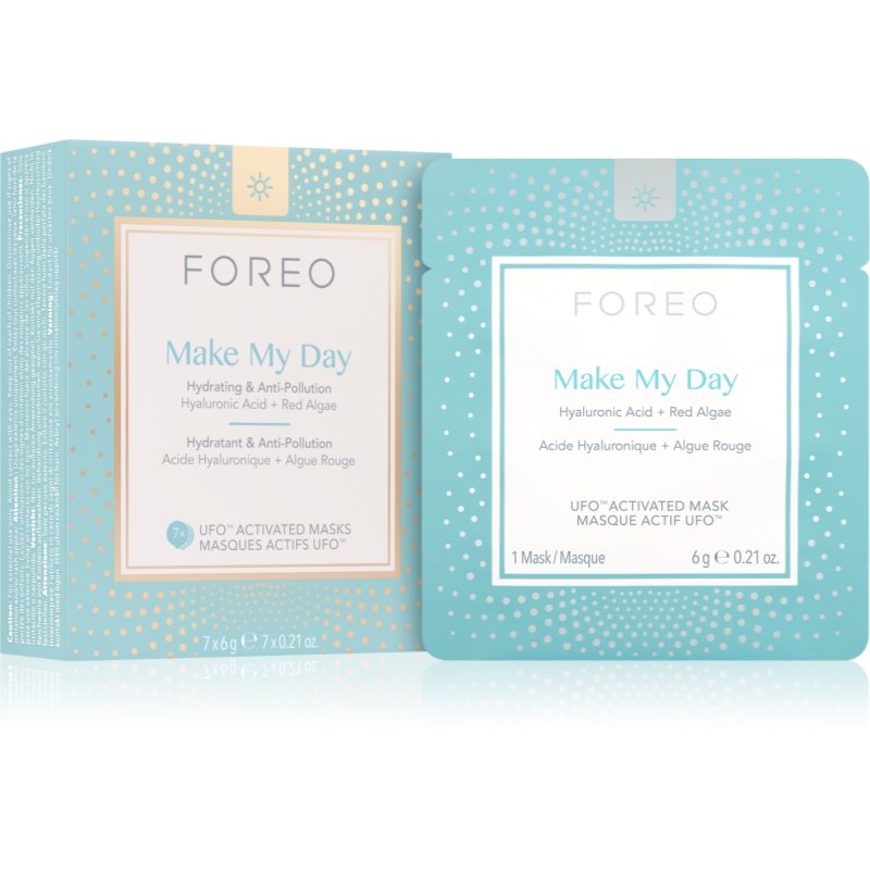 

FOREO UFO™ Make My Day захисна маска для обличчя зі зволожуючим ефектом