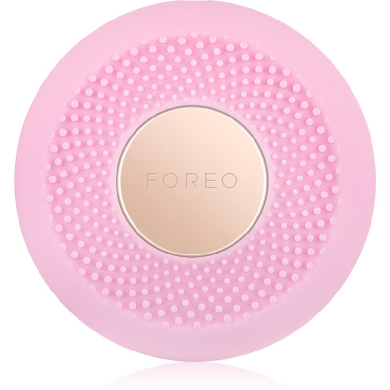 Foreo ufo™ mini 2 szónikus készülék az arcmaszk hatásának felgyorsítására utazási csomag pearl pink 1 db