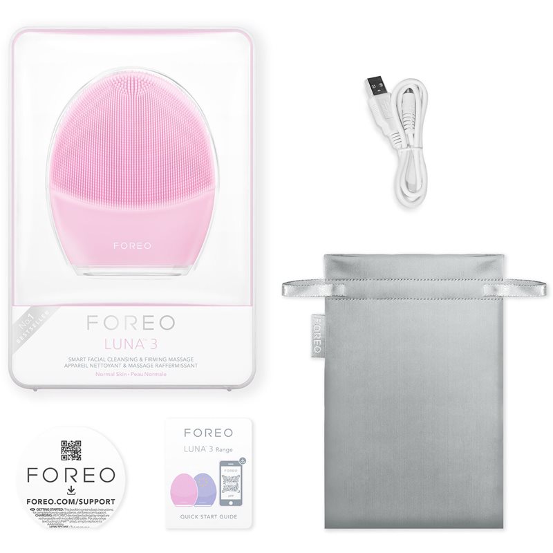 FOREO LUNA™ 3 Sonic Skin Cleansing Brush With Anti-ageing Effect Normal Skin
