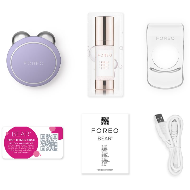 FOREO BEAR™ Mini Appareil Tonifiant Pour Le Visage Mini Lavender