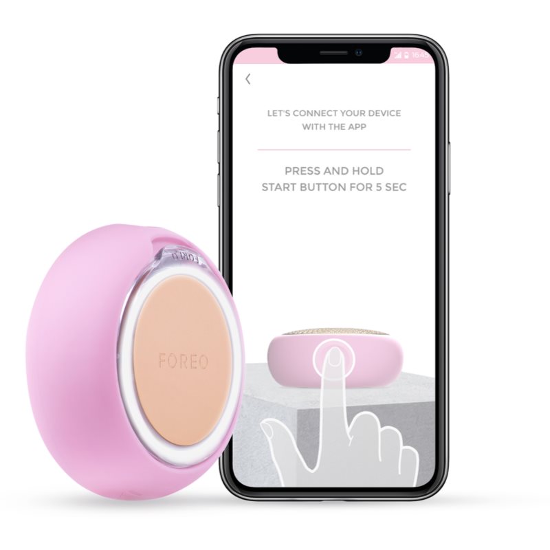 FOREO UFO™ 2 Sonic Device To Accelerate The Effects Of Facial Masks Pearl Pink