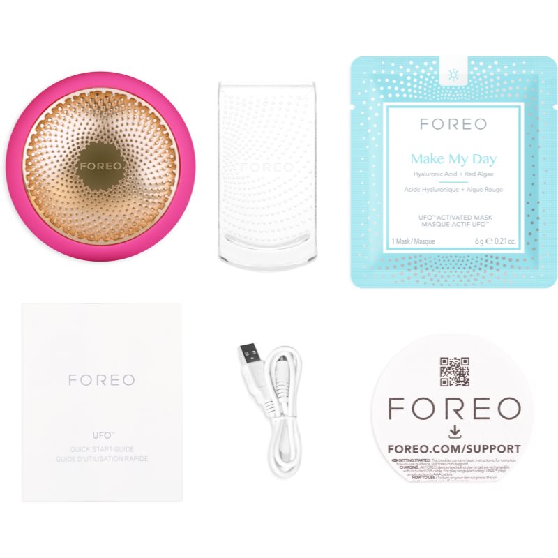 FOREO UFO™ 2 UFO™ 2 Sonic Device To Accelerate The Effects Of Facial Masks Fuchsia 1 Pc