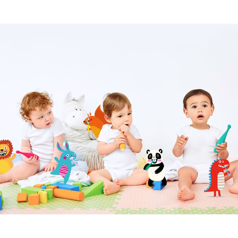 FOREO Issa™ Baby Sonic Electric Toothbrush For Children Kiwi Green Panda