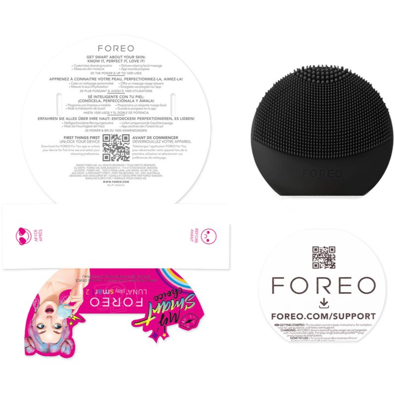 FOREO Luna™ Play Smart 2 очисна смарт-щітка для всіх типів шкіри 1 кс