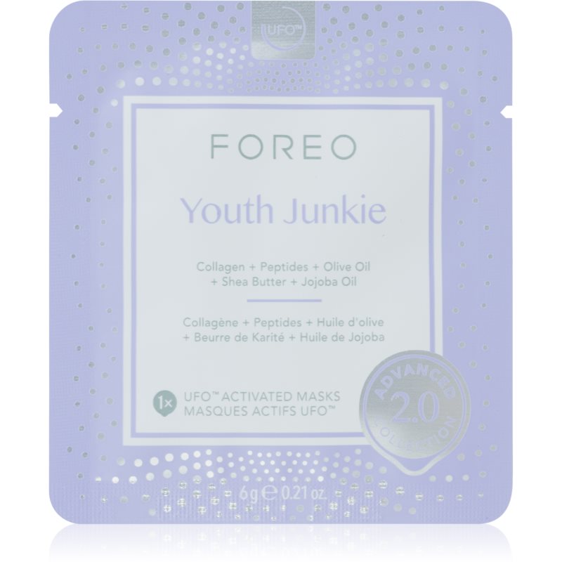 FOREO UFO™ Youth Junkie маска для шкіри обличчя проти старіння 6 кс