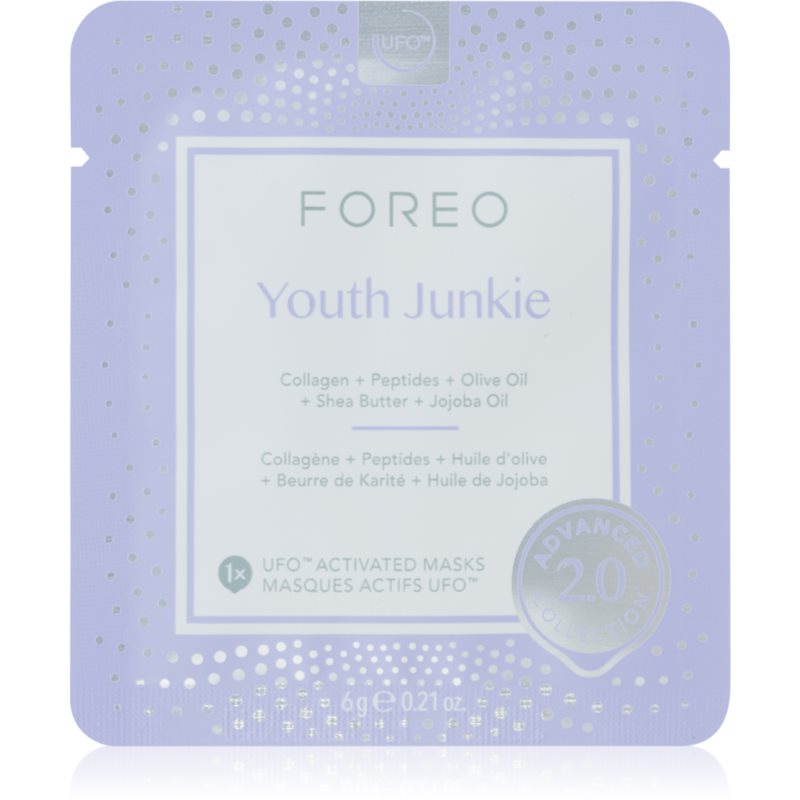 FOREO UFO™ Youth Junkie Masque Visage Anti-âge 6 Pcs