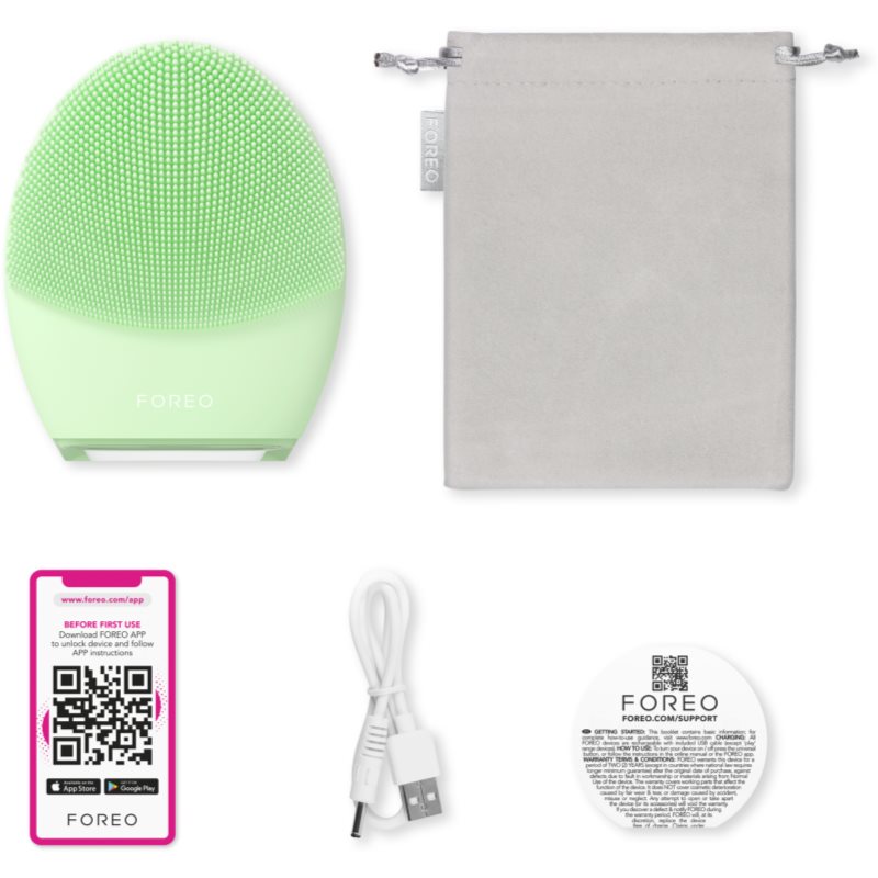 FOREO LUNA™4 Massage Device For Facial Cleansing And Firming Combination Skin