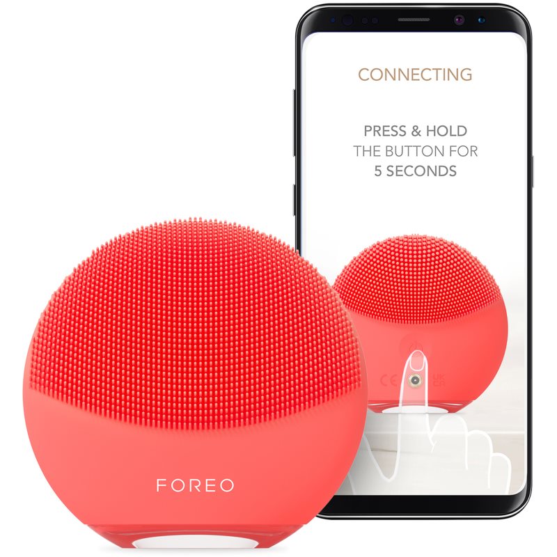 FOREO LUNA™4 Mini tisztító készülék az arcra Coral termék 2. képe