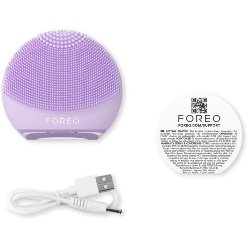 FOREO LUNA™4 Go очищуючий електричний пристрій у подорож Lavender
