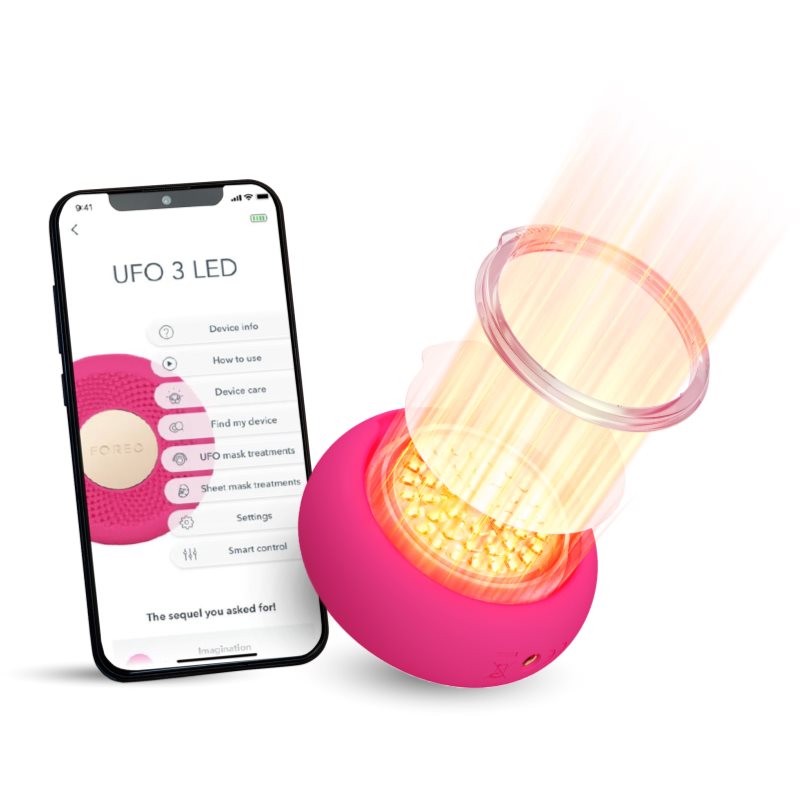 FOREO UFO™ 3 LED Sonic Device To Accelerate The Effects Of Facial Masks With An LED And NIR Light 1 Pc