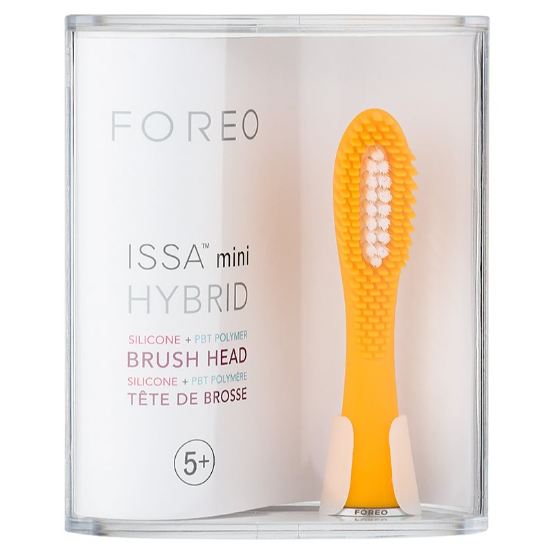 FOREO Issa Mini Hybrid Revolutionary Sonic Toothbrush Replacement Heads Mango Tango