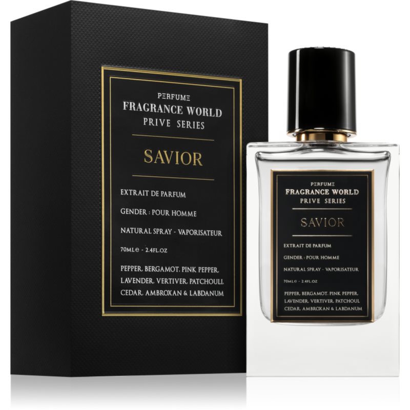 Fragrance World Prive Series Savior Eau de Parfum für Herren 80 ml