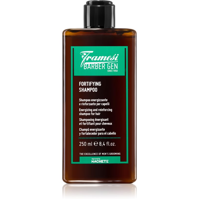 E-shop Framesi Barber Gen Fortifying posilující šampon pro slabé vlasy s tendencí vypadávat 250 ml