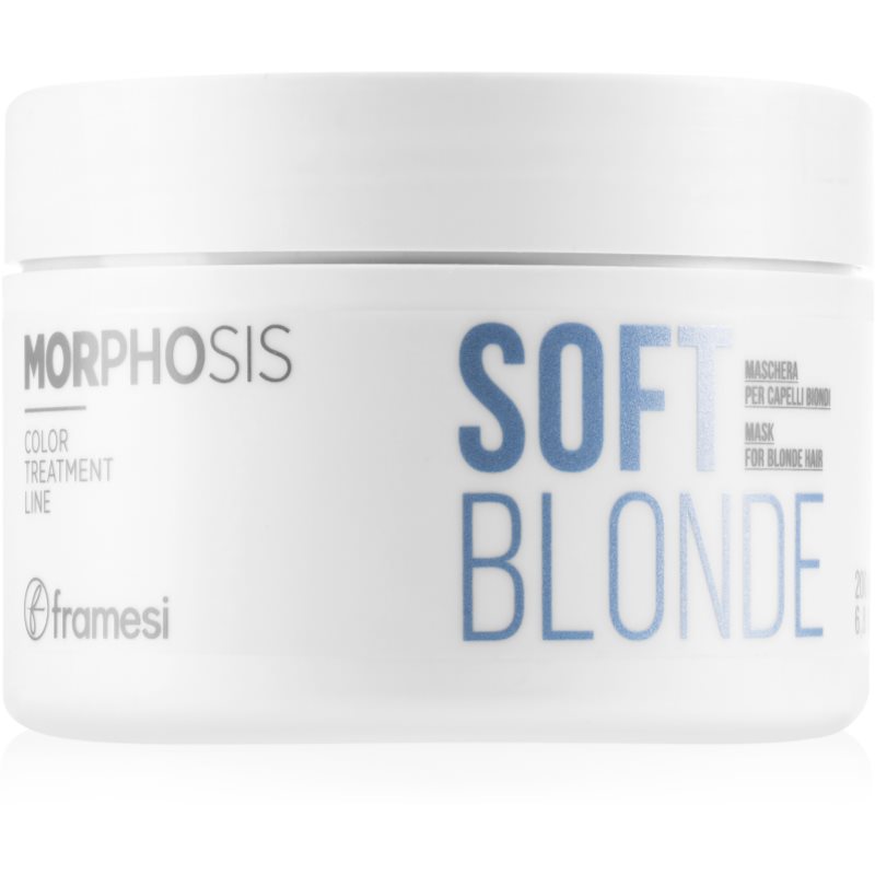 Framesi Morphosis Soft Blonde vyživujúca maska pre všetky typy blond vlasov 200 ml