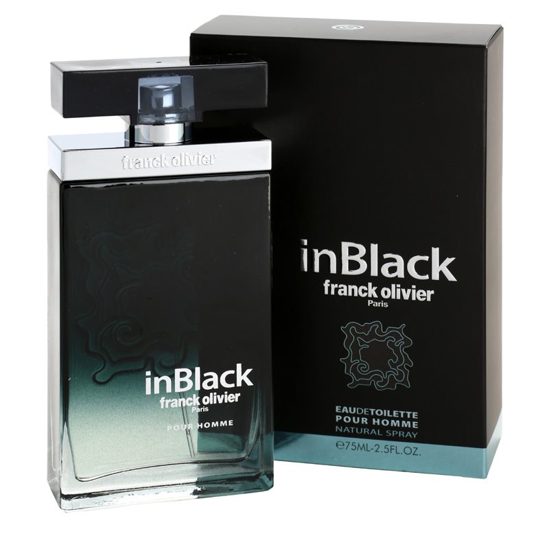 Franck Olivier In Black Pour Homme Eau De Toilette For Men 75 Ml