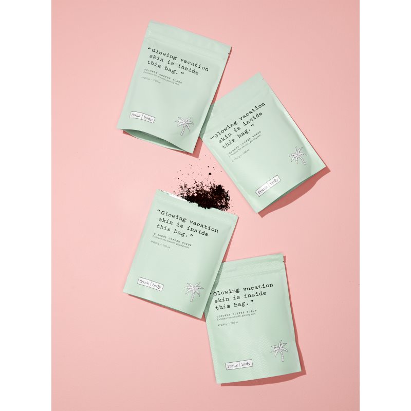 Frank Body Coconut Coffee какао-пілінг для тіла з кокосовою олійкою 100 гр