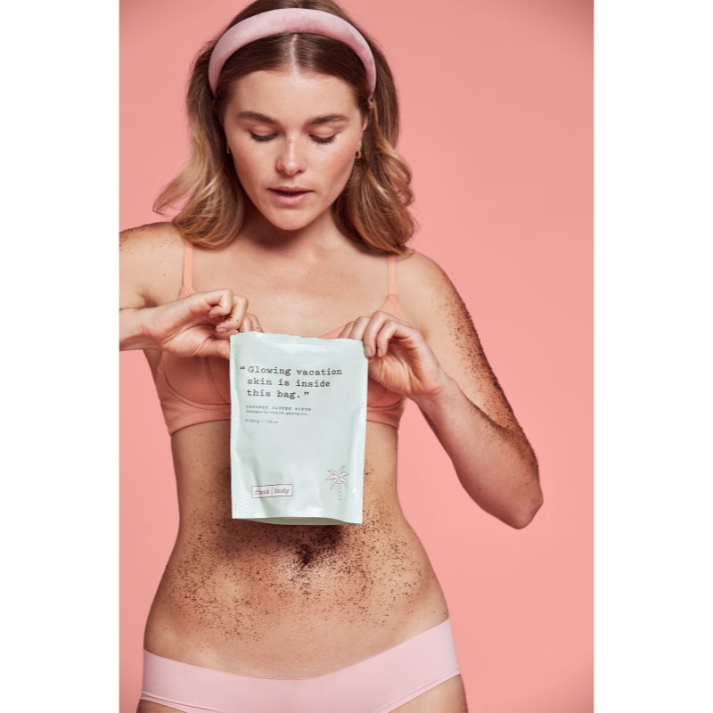 Frank Body Coconut Coffee какао-пілінг для тіла з кокосовою олійкою 200 гр