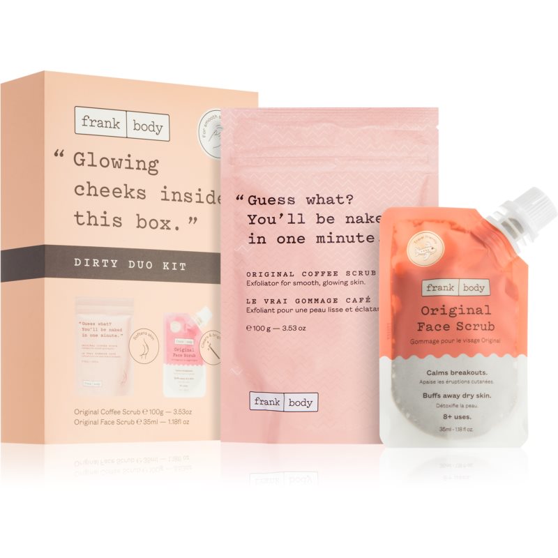 Frank Body Dirty Duo set (for body and face)
