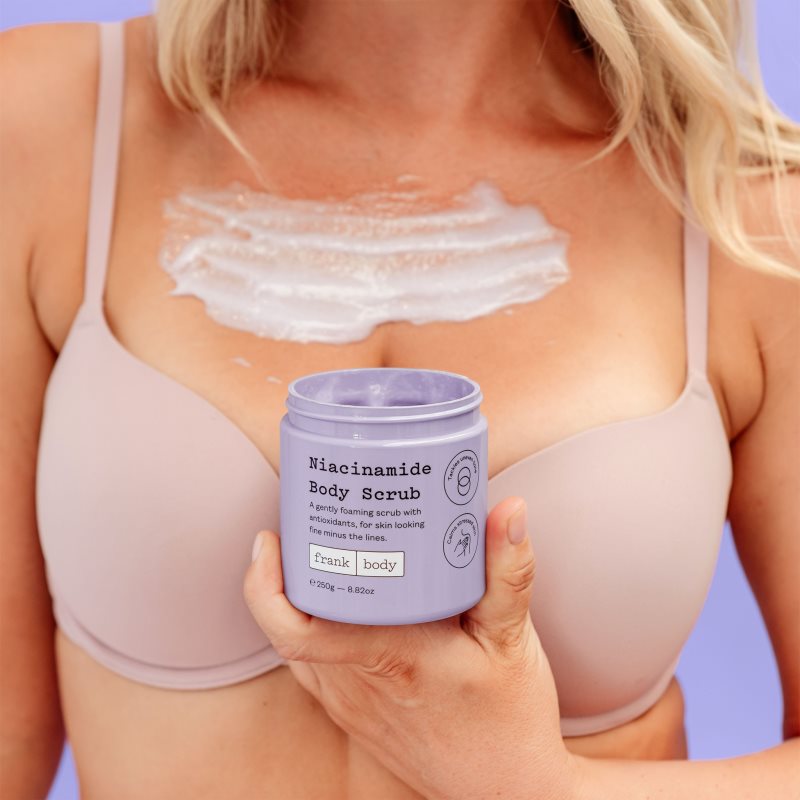 Frank Body Niacinamide telový peeling s niacínamidom 250 g