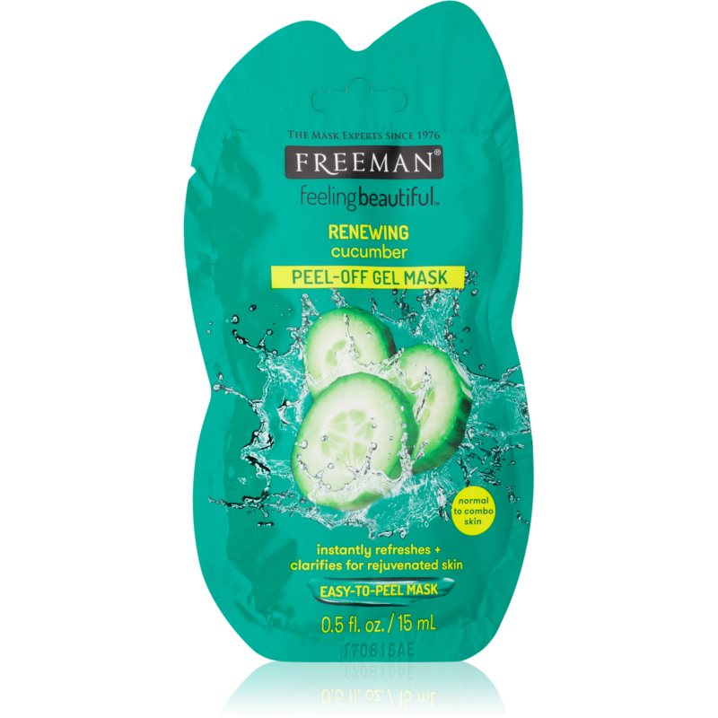 Freeman Feeling Beautiful lehúzható arcmaszk fáradt bőrre Cucumber 15 ml