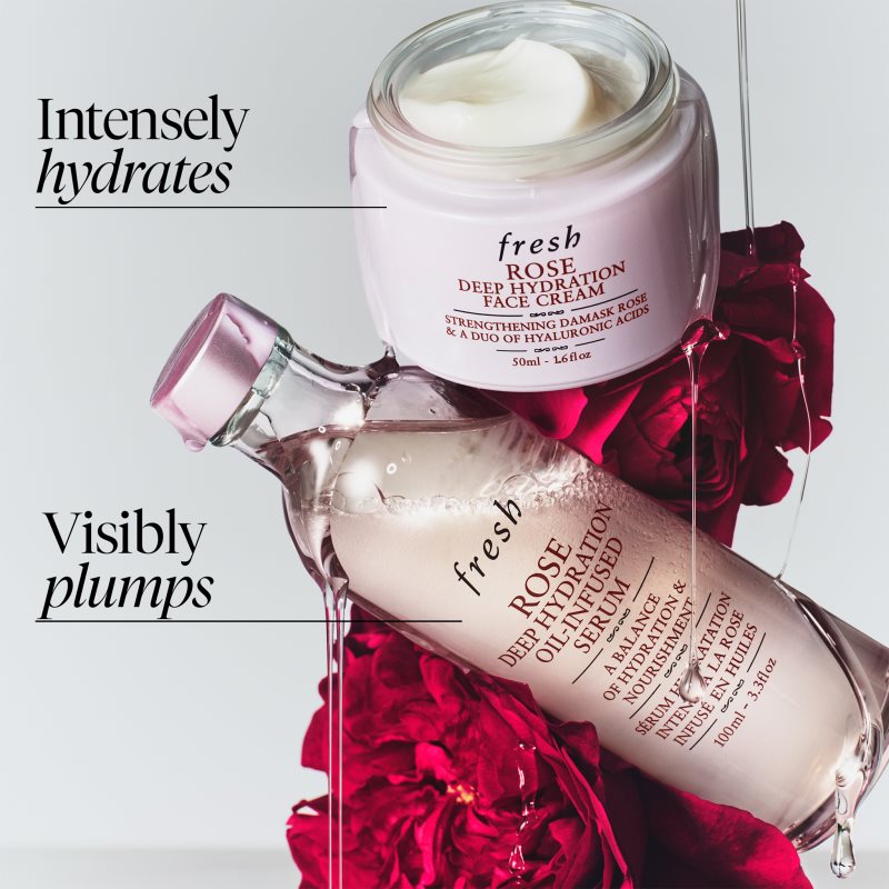 fresh Rose Deep Hydration Face Cream hydratační krém na obličej s kyselinou hyaluronovou 15 ml (obrázek 10)