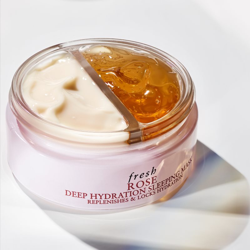 Fresh Rose Deep Hydration Sleeping Mask Overnight Moisturising Mask From Rose 30 Ml