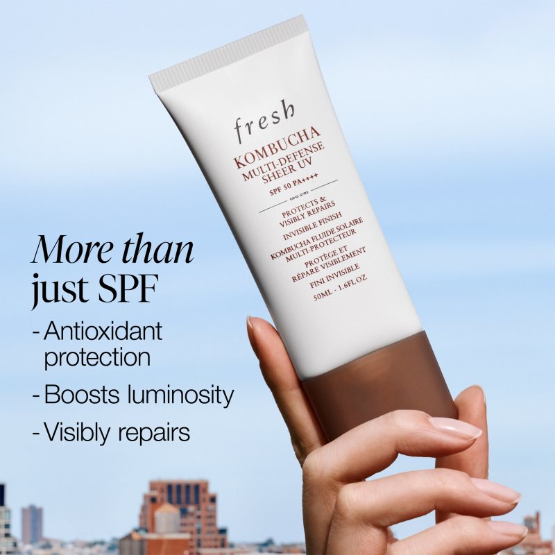 fresh Kombucha Multi-Defense Sheer UV lehký ochranný fluid proti tmavým skvrnám SPF 50 50 ml (obrázek 7)