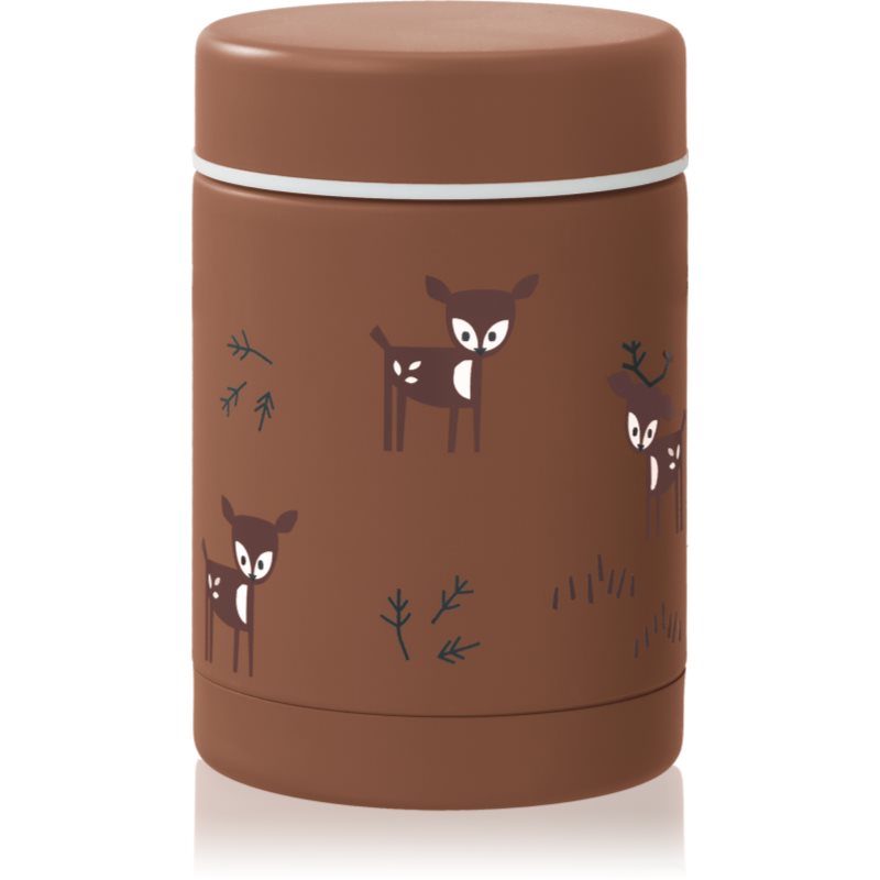 FRESK Food Jar Thermosflasche für Lebensmittel Deer Amber 300 ml