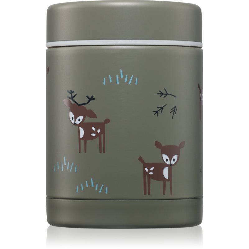 FRESK FRESK Food Jar θερμός για φαγητό Deer Olive 300 ml