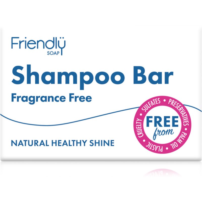 Friendly Soap Natural Shampoo Bar Fragrance Free természetes szappan hajra 95 g