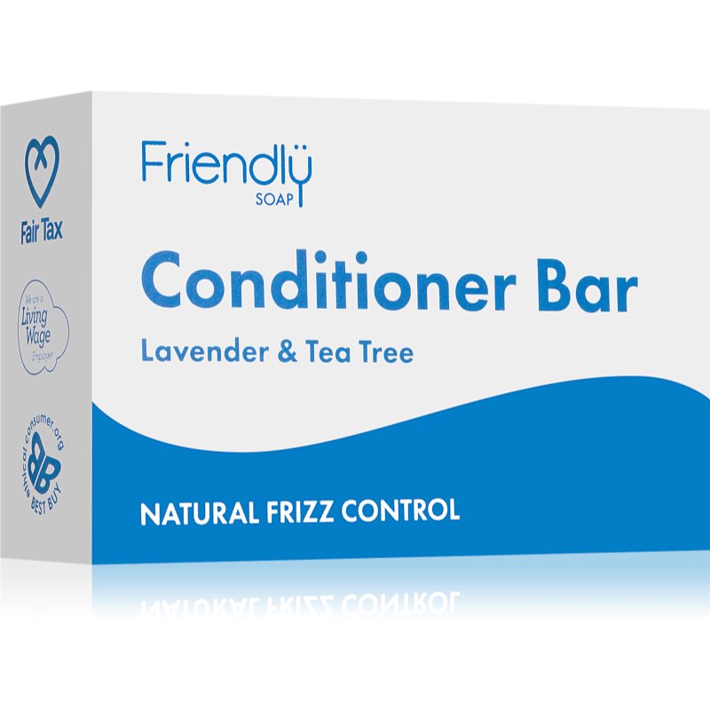 Friendly Soap Conditioner Bar Lavender & Tea Tree Natural Conditioner For Hair 95 G