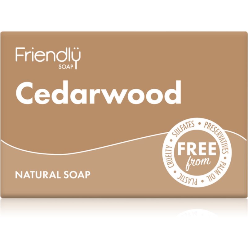 Friendly Soap Natural Soap Cedarwood Naturseife 95 g