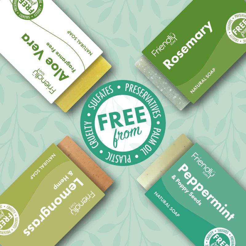 Friendly Soap Leafy And Herbaceous набір твердого мила