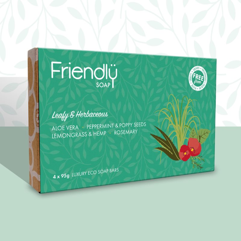 Friendly Soap Leafy And Herbaceous набір твердого мила