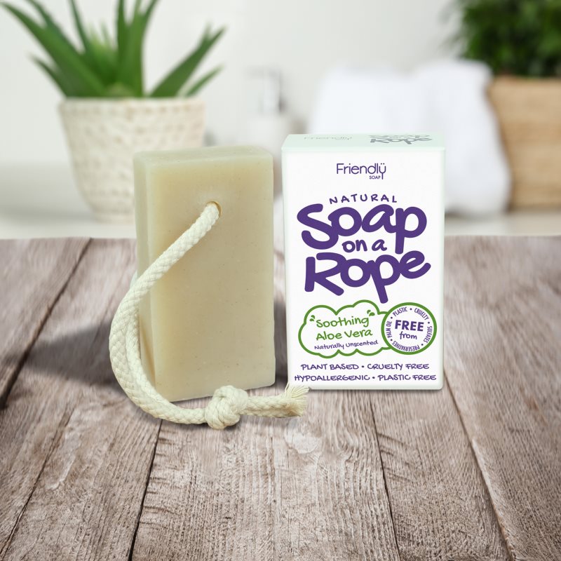 Friendly Soap Soap on a Rope Aloe Vera přírodní mýdlo na šňůrce 95 g (obrázek 3)