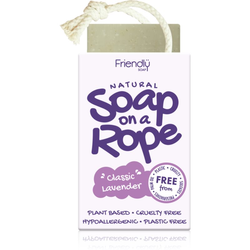 Friendly Soap Soap on a Rope Lavender φυσικό σαπούνι 95 γρ