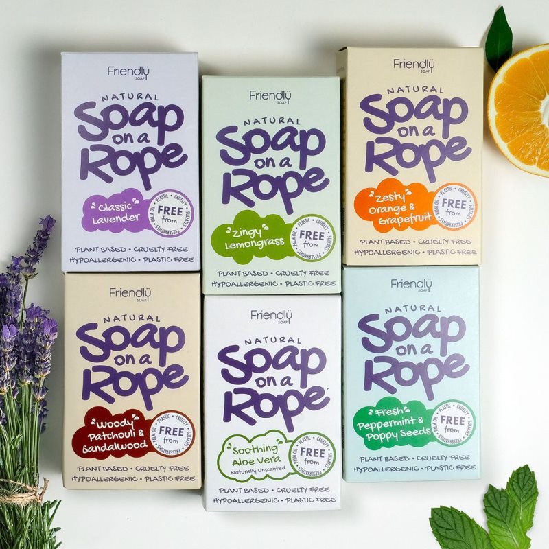 Friendly Soap Soap on a Rope Lavender přírodní mýdlo na šňůrce 95 g (obrázek 5)