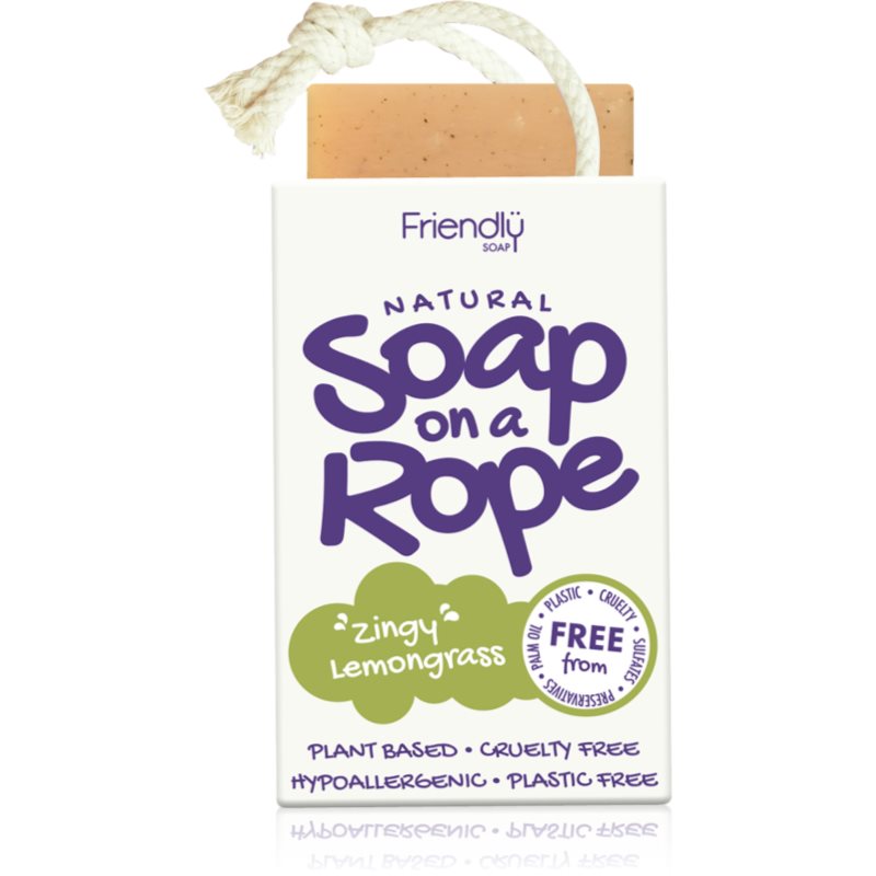 Friendly Soap Soap on a Rope Lemongrass φυσικό σαπούνι 95 γρ