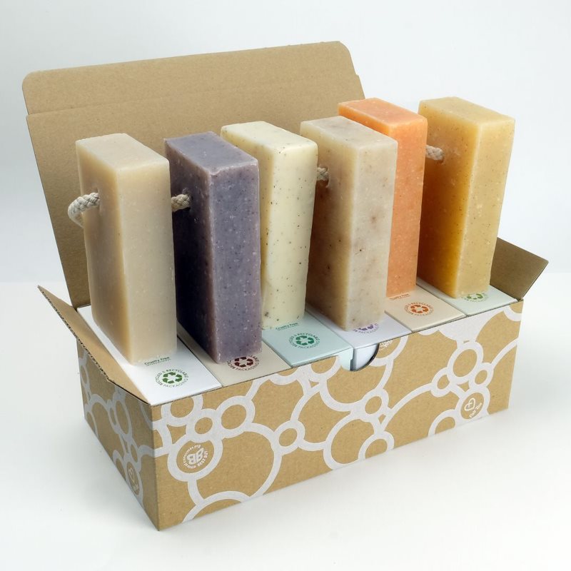 Friendly Soap Soap on a Rope Peppermint & Poppy Seeds přírodní mýdlo na šňůrce 95 g (obrázek 7)