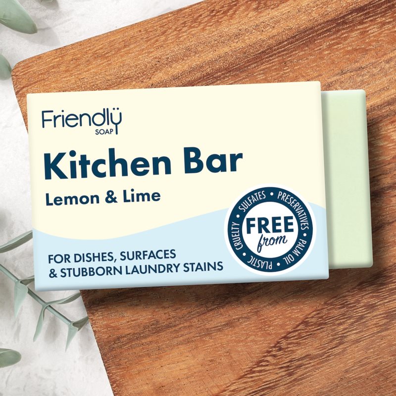 Friendly Soap Kitchen Bar Lemon & Lime přírodní mýdlo 7x95 g (obrázek 5)