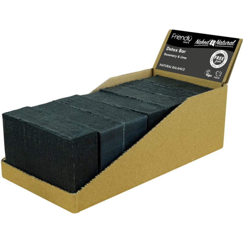 Friendly Soap Detox Bar Rosemary & Lime prírodné mydlo 7x95 g