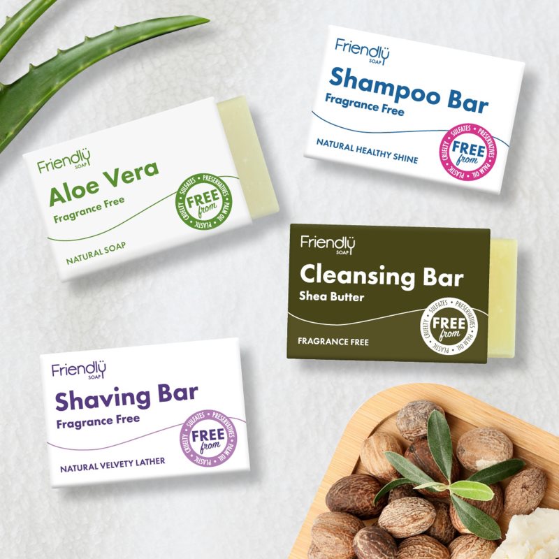 Friendly Soap Shaving Bar Fragrance Free přírodní mýdlo na holení bez parfemace 7x95 g (obrázek 5)