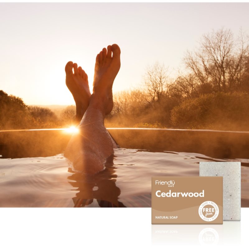 Friendly Soap Natural Soap Cedarwood přírodní mýdlo 7x95 g (obrázek 3)