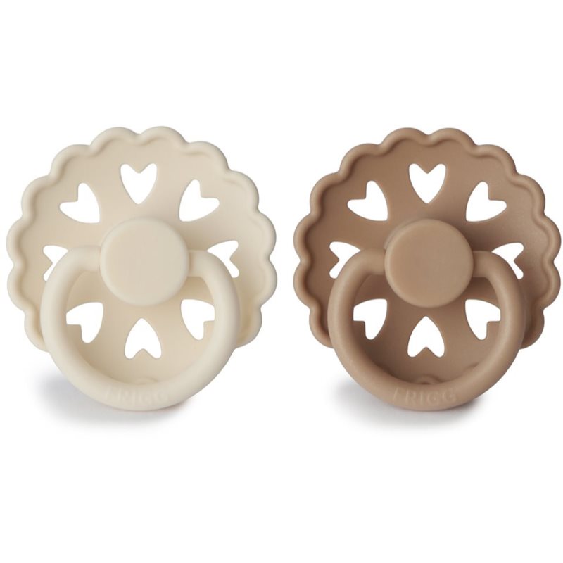 FRIGG Fairytale Round Silicone 2-Pack Size 2 Schnuller The Ugly Duckling/The Emperors New Clothes 2 St. (Bild 2)