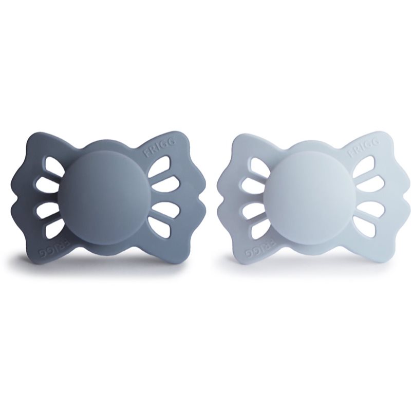 FRIGG Lucky Size 1:0-6 months Schnuller Slate/Powder Blue 2 St.